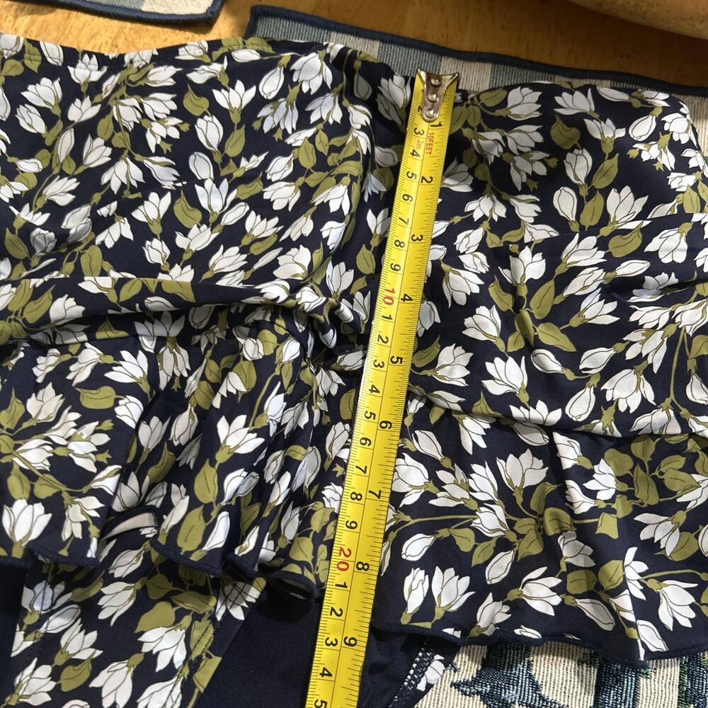 Lands End Women's Ruffle Midwaist Skirted Bikini Bottoms Size 14 - Picture 6 of 6